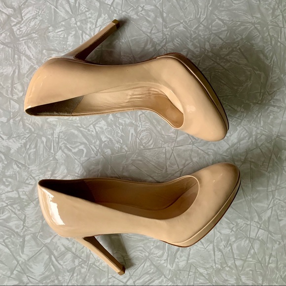 😍 Stella Luna Nude Leather Platforms 😍 Size 38 - Picture 5 of 7
